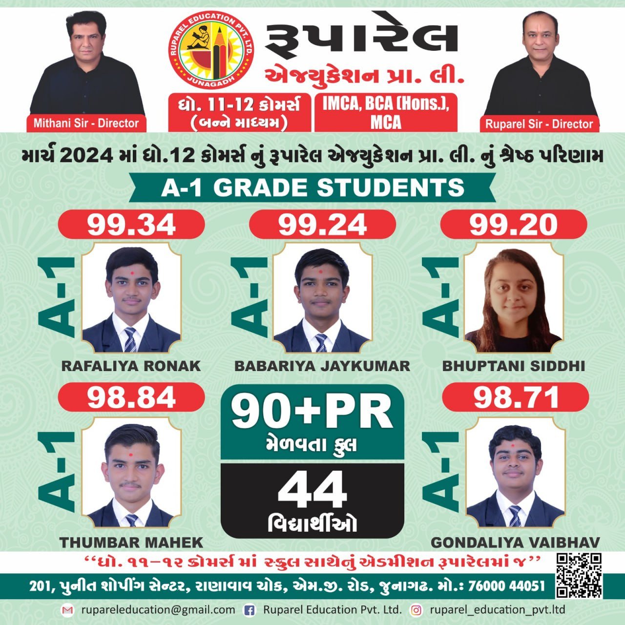 5 students with A1 grade